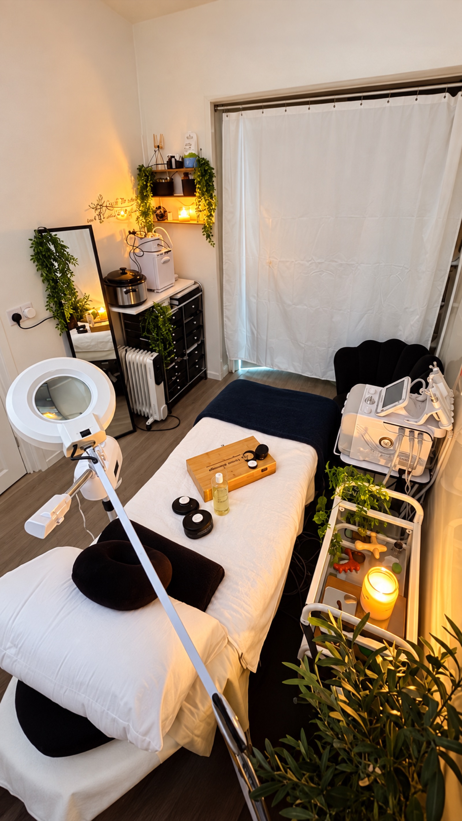 Illustrative image of a calm treatment room